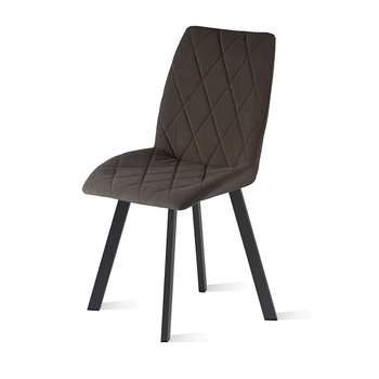 ОМЕГА (основание 30x15), Стул, комплект 1 шт (LEONARDO кофе с молоком - Графит)